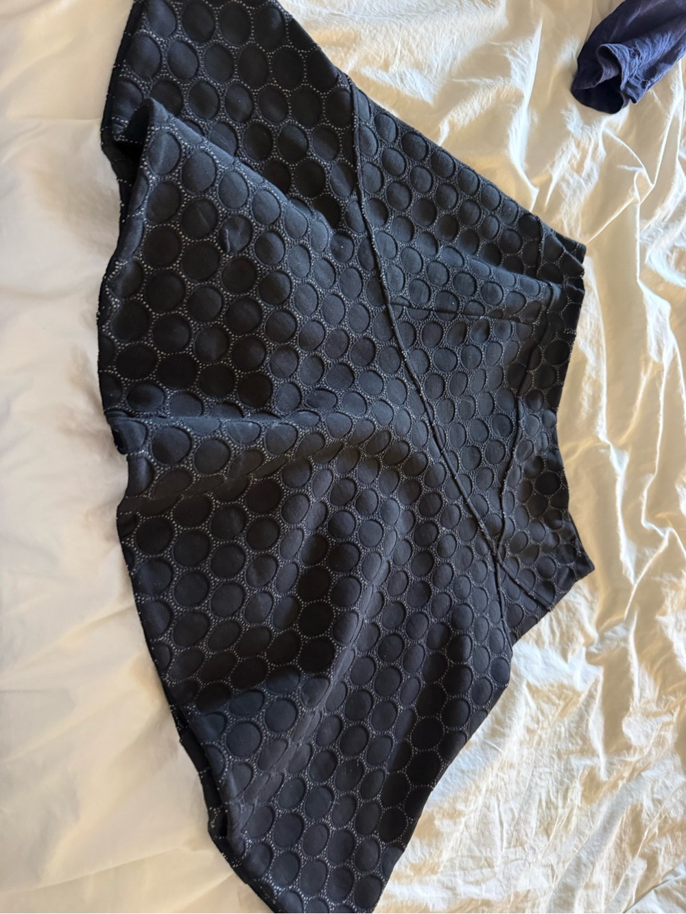 Marc Jacobs Black Circle-Quilted Skater Skirt